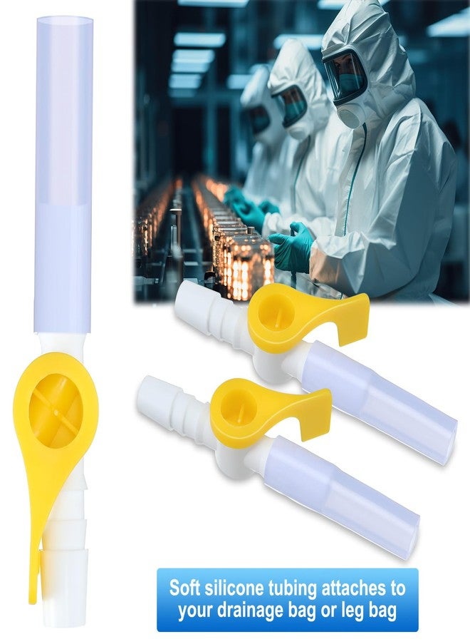 Threlaco صمامات قسطرة ثريلاكو، عبوة من 15 صمامًا، مغلفة بشكل فردي، مزودة بكيس صمامات قسطرة لتصريف البول، بحواف ناعمة وأنابيب تمديد سيليكونية، لتوفير الراحة المثلى أثناء تصريف البول. - Image 5